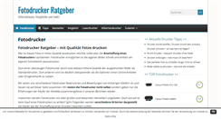 Desktop Screenshot of fotodruckertest.net